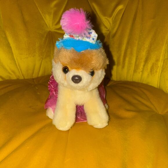Gund Itty Bitty Boo Birthday Tutu #27 Plush Dog Unicorn EUC No Tag - Picture 1 of 5